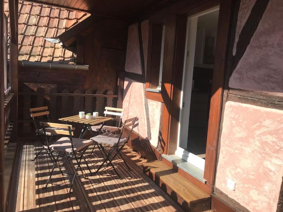 Doux Refuge Avec Terrasse Parking Gratuit Apartamento Beblenheim Exterior foto
